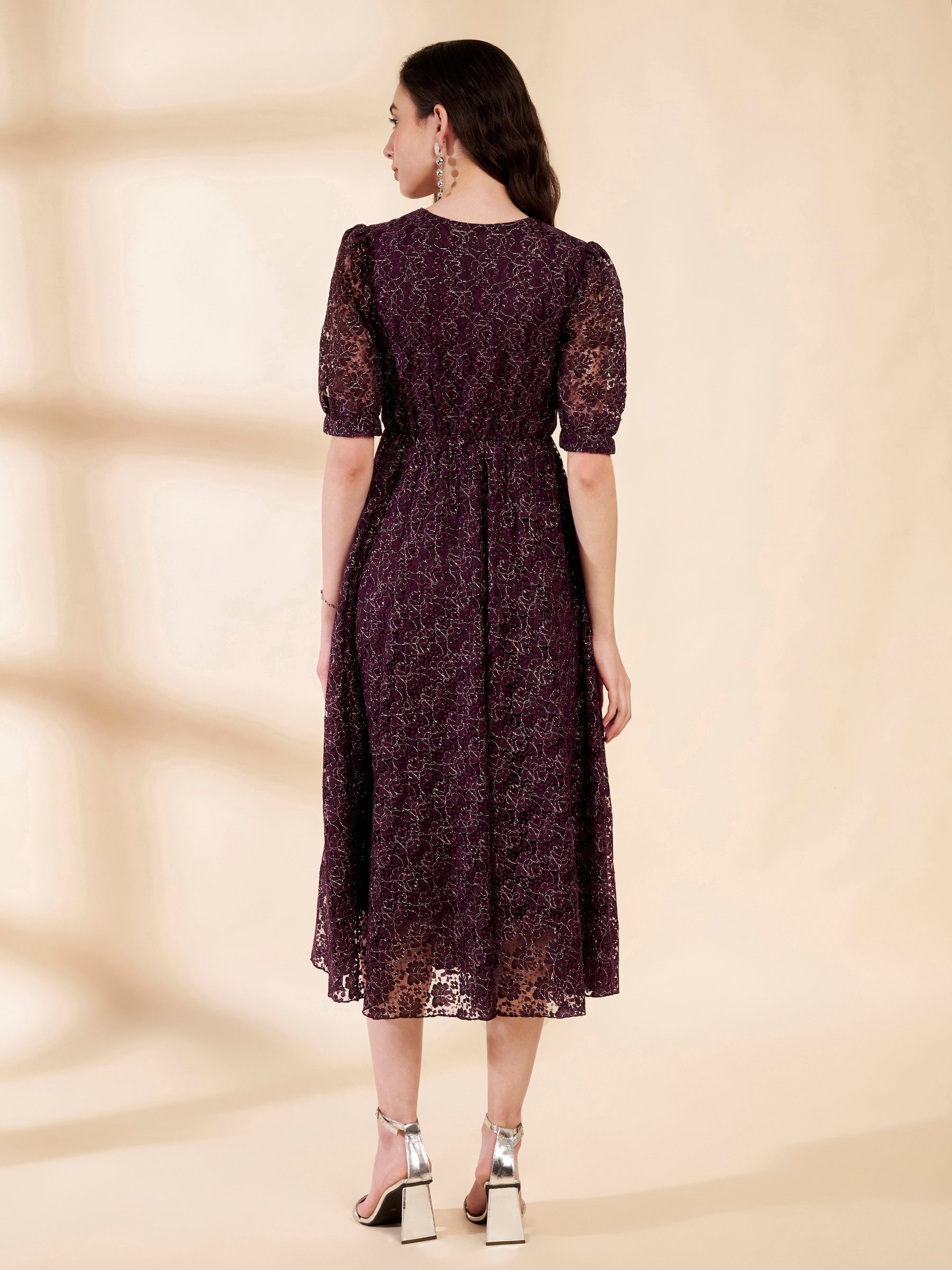 Fit & Flair Lace Dress