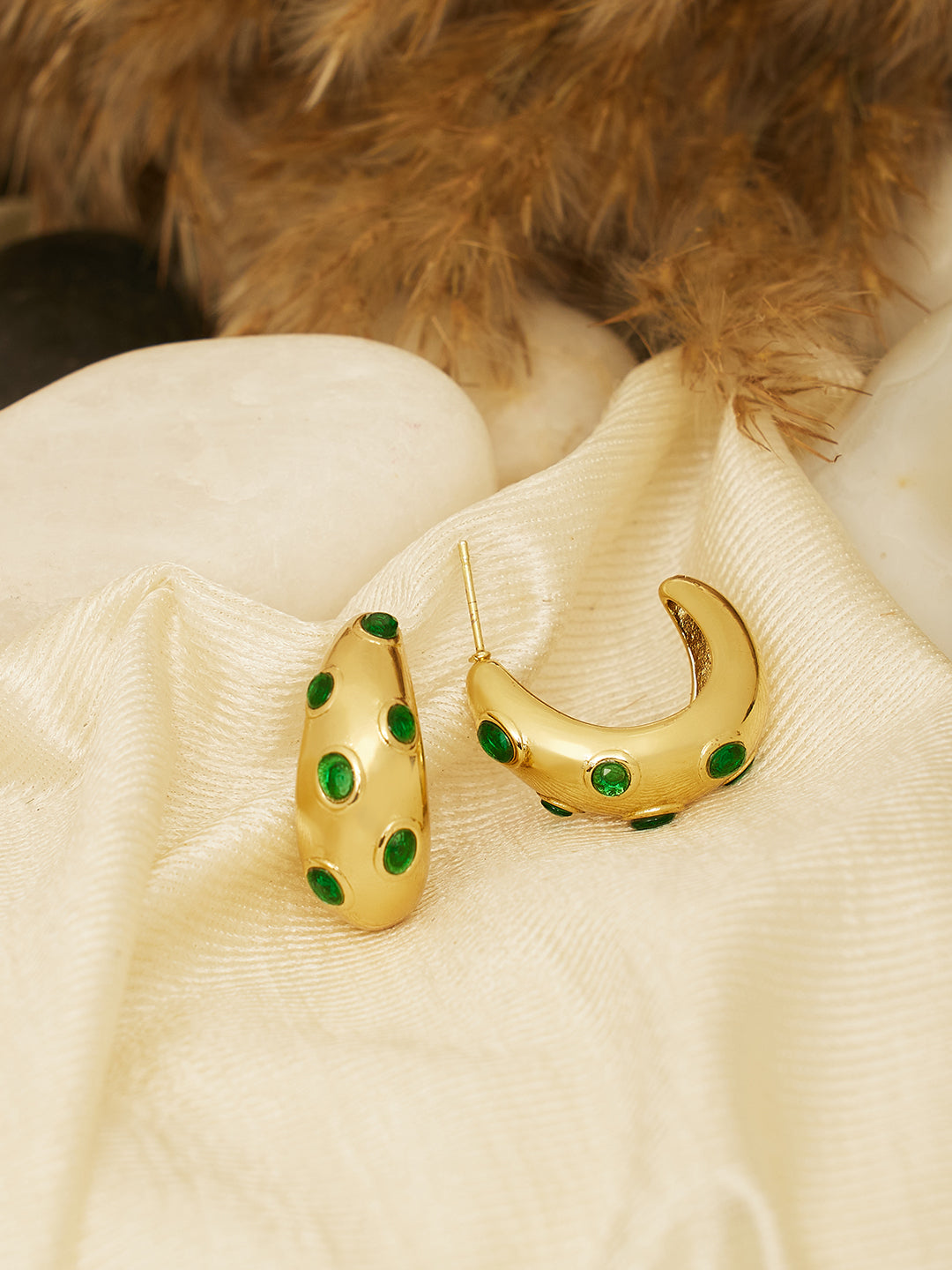 Oval Studs Earrings