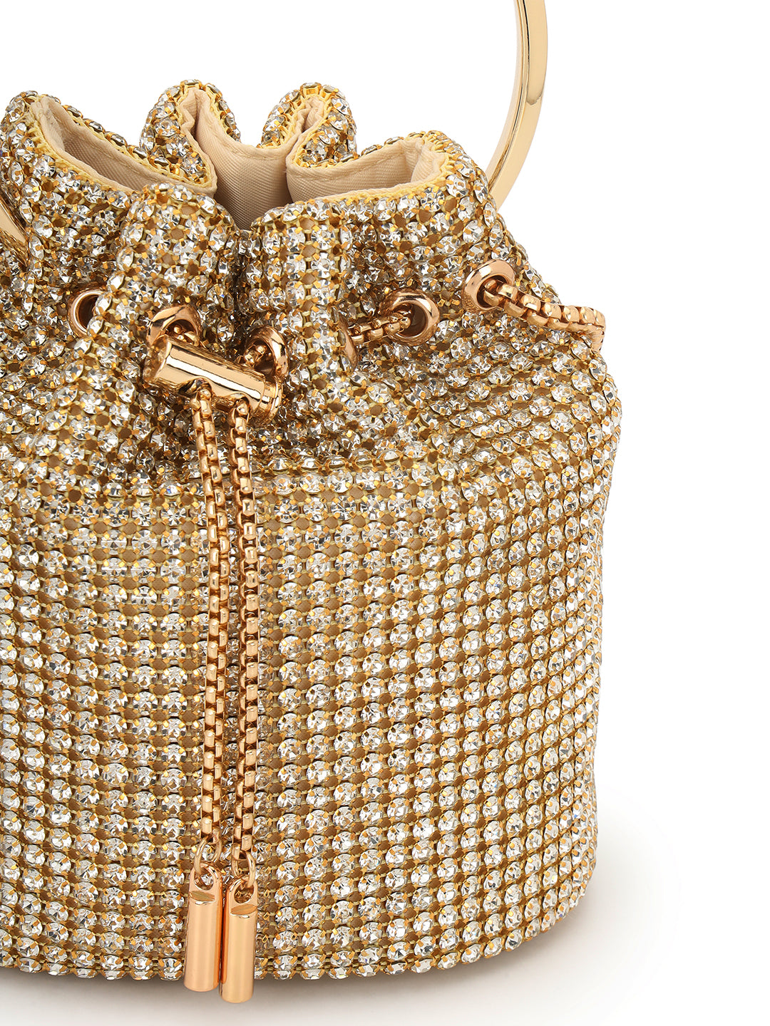 Embellished Golden Clutch