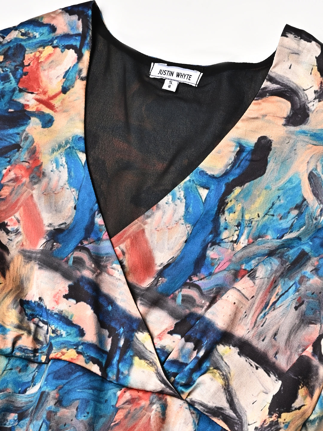Stylish Printed Pleated Dress