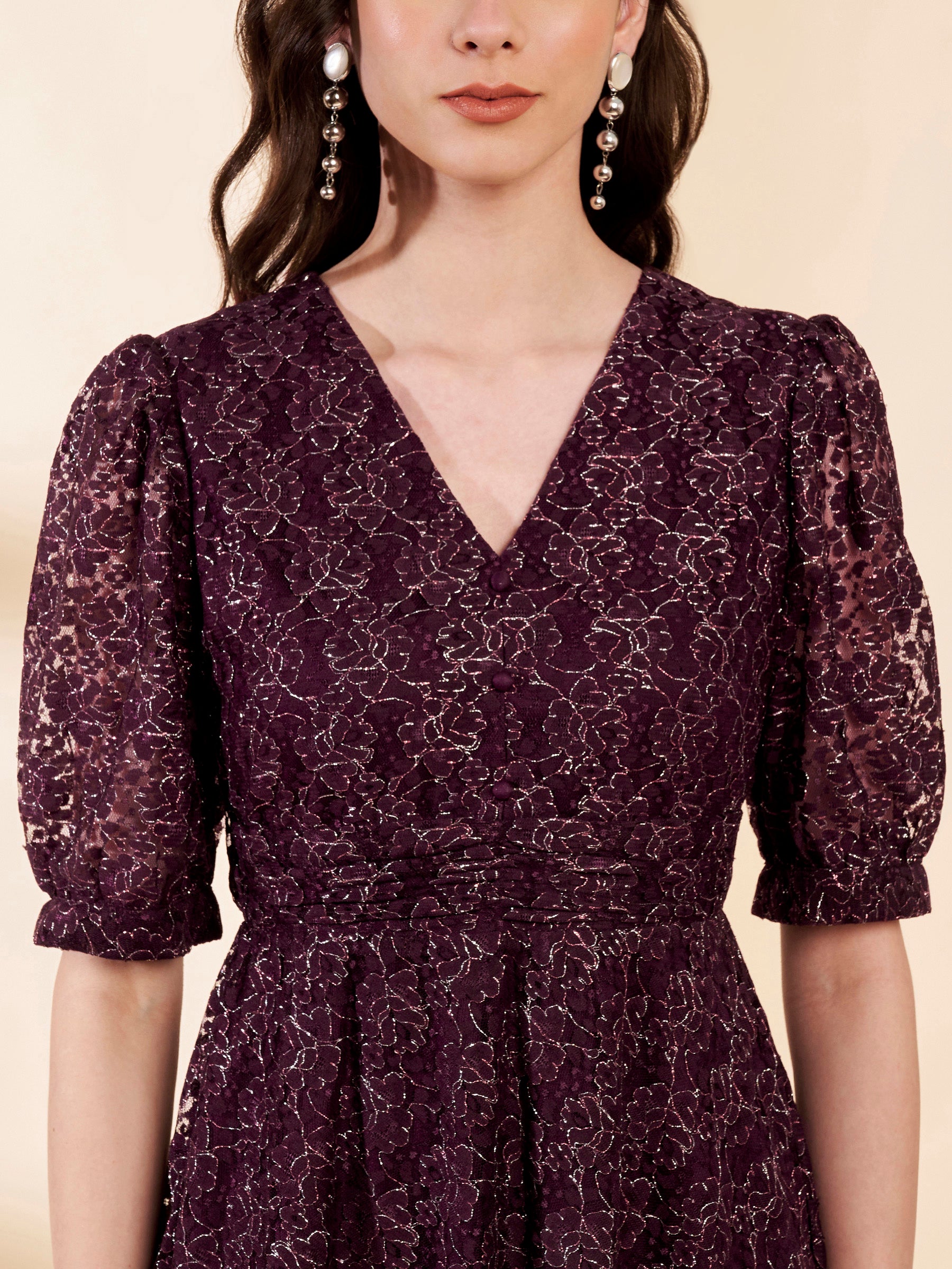 Fit & Flair Lace Dress