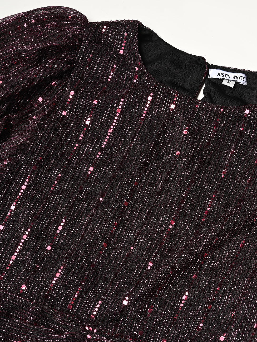 Embellished Purple Party Top