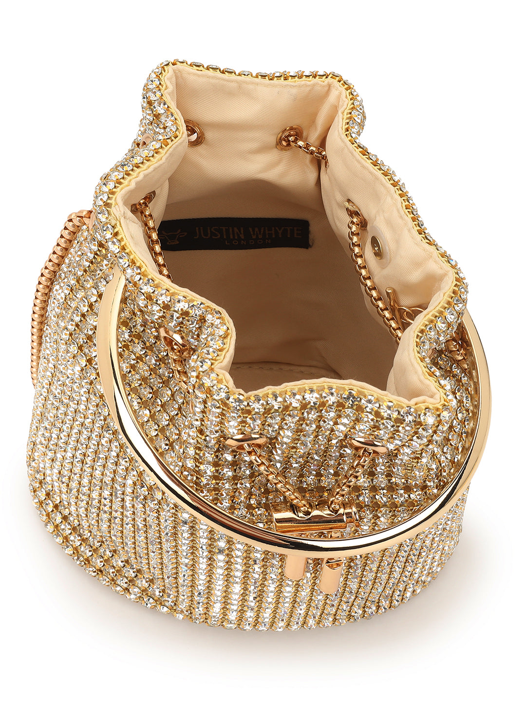 Embellished Golden Clutch