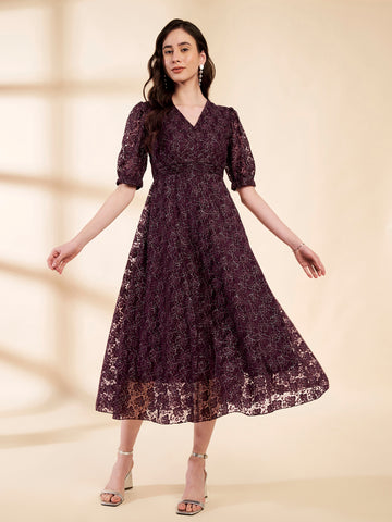 Fit & Flair Lace Dress