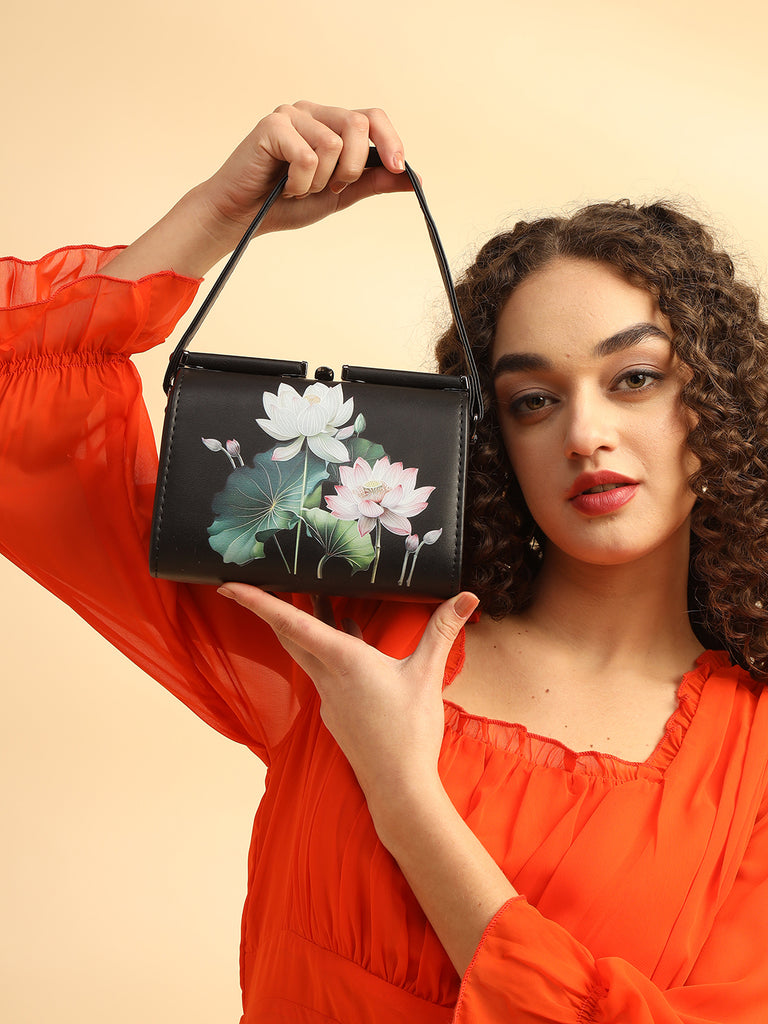 Celeste Printed Leather Handbag