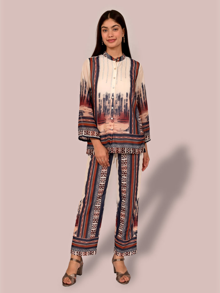 Angelina Abstract Print Co-ord