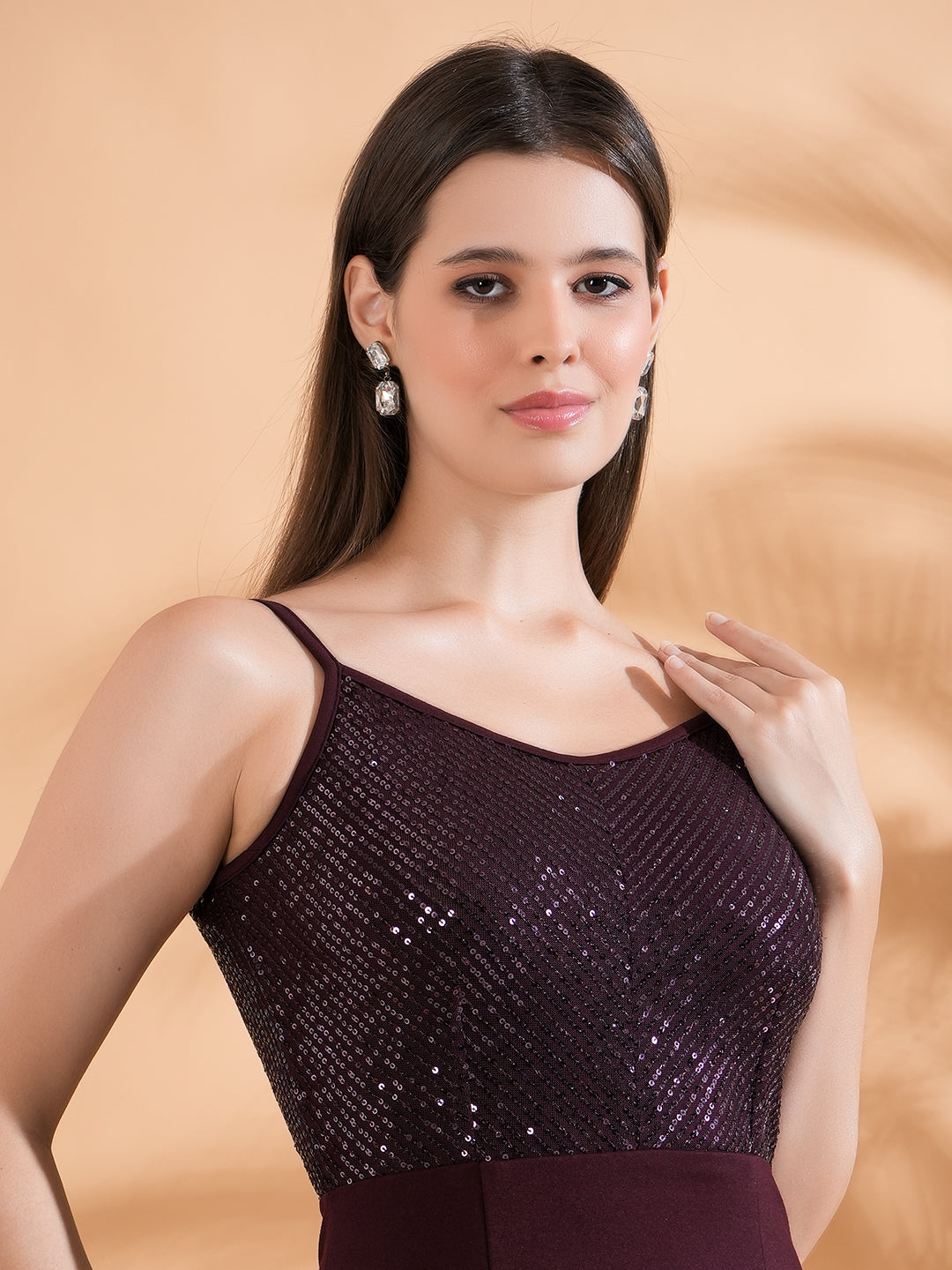 Strapped Sheath Party Dress