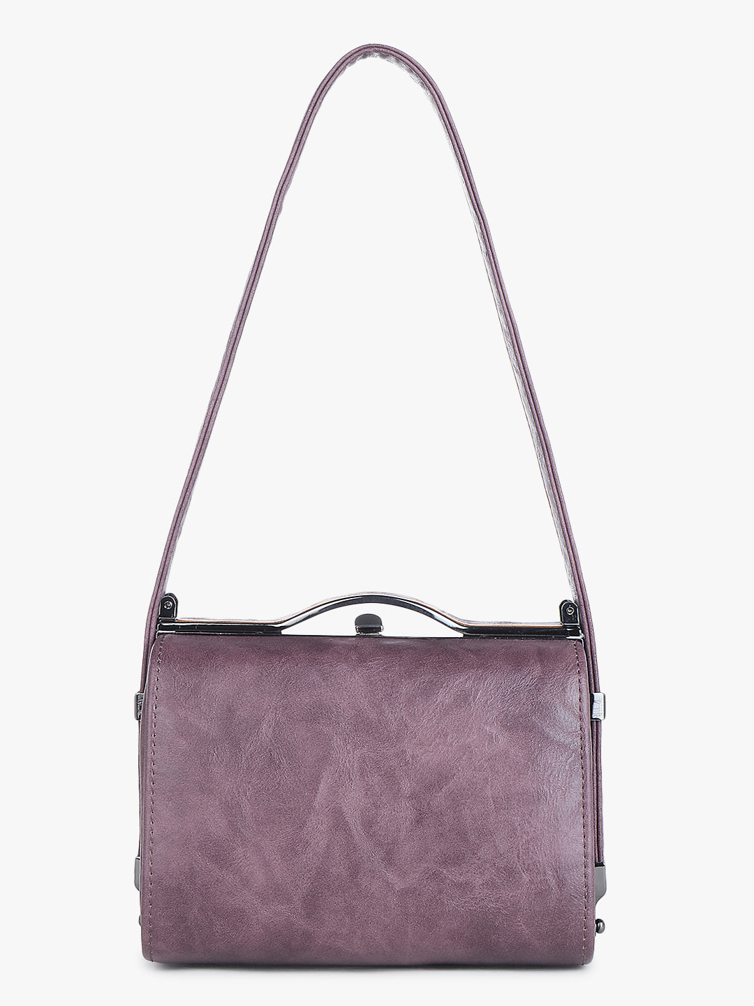Printed Purple Handbag