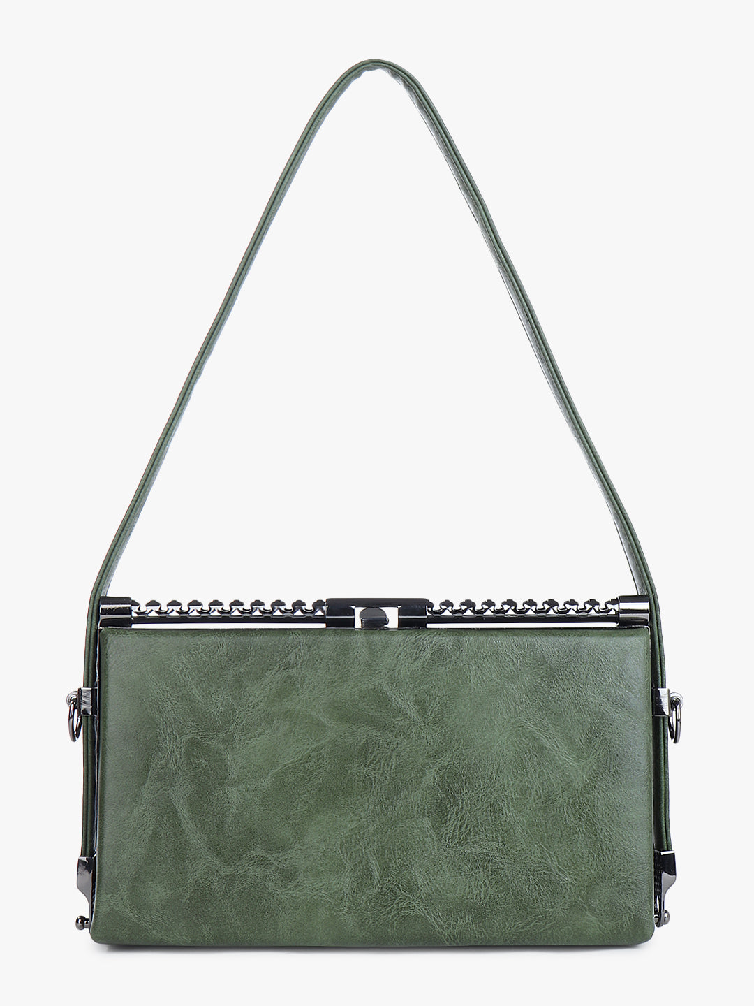 Printed Sage Green Handbag