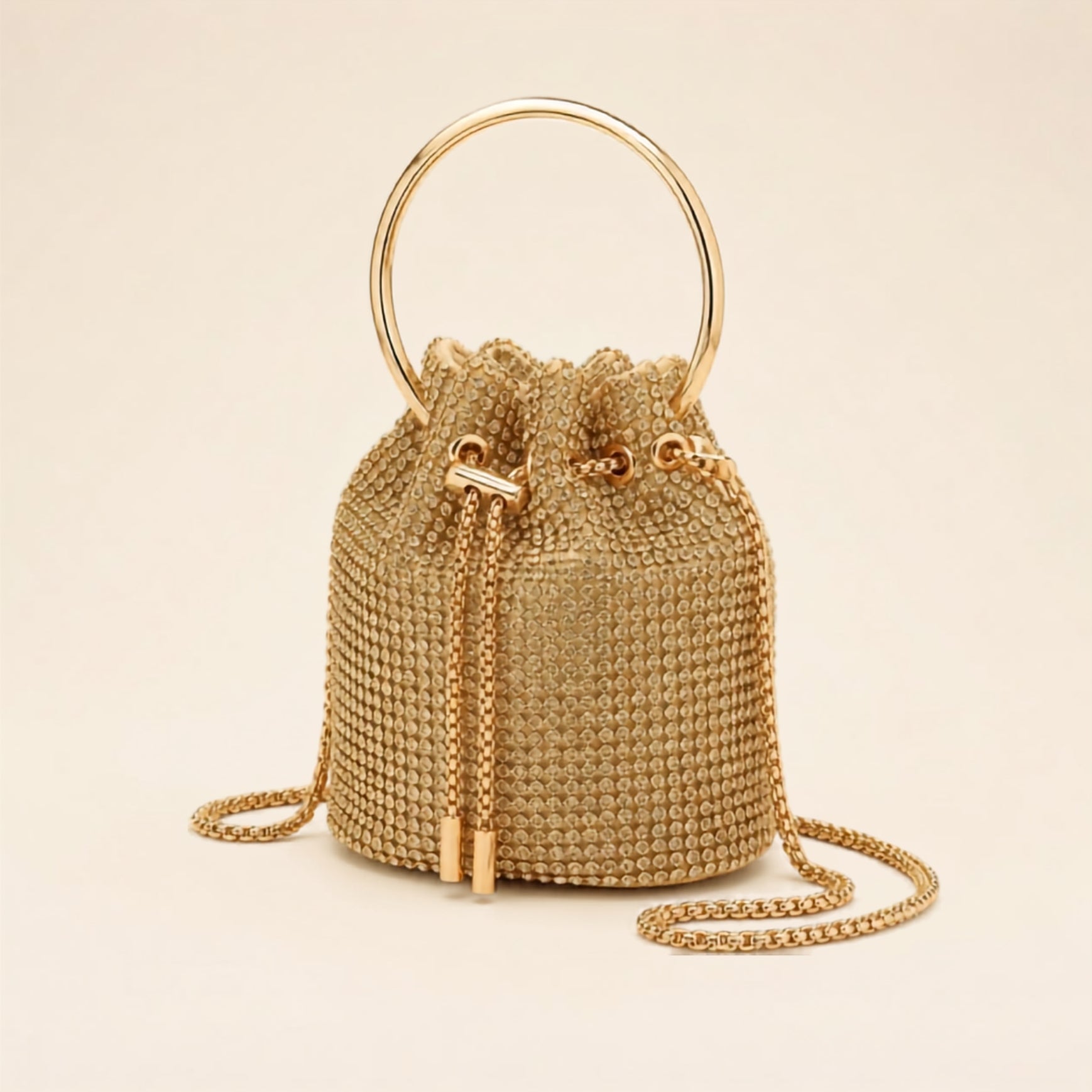 Embellished Golden Clutch