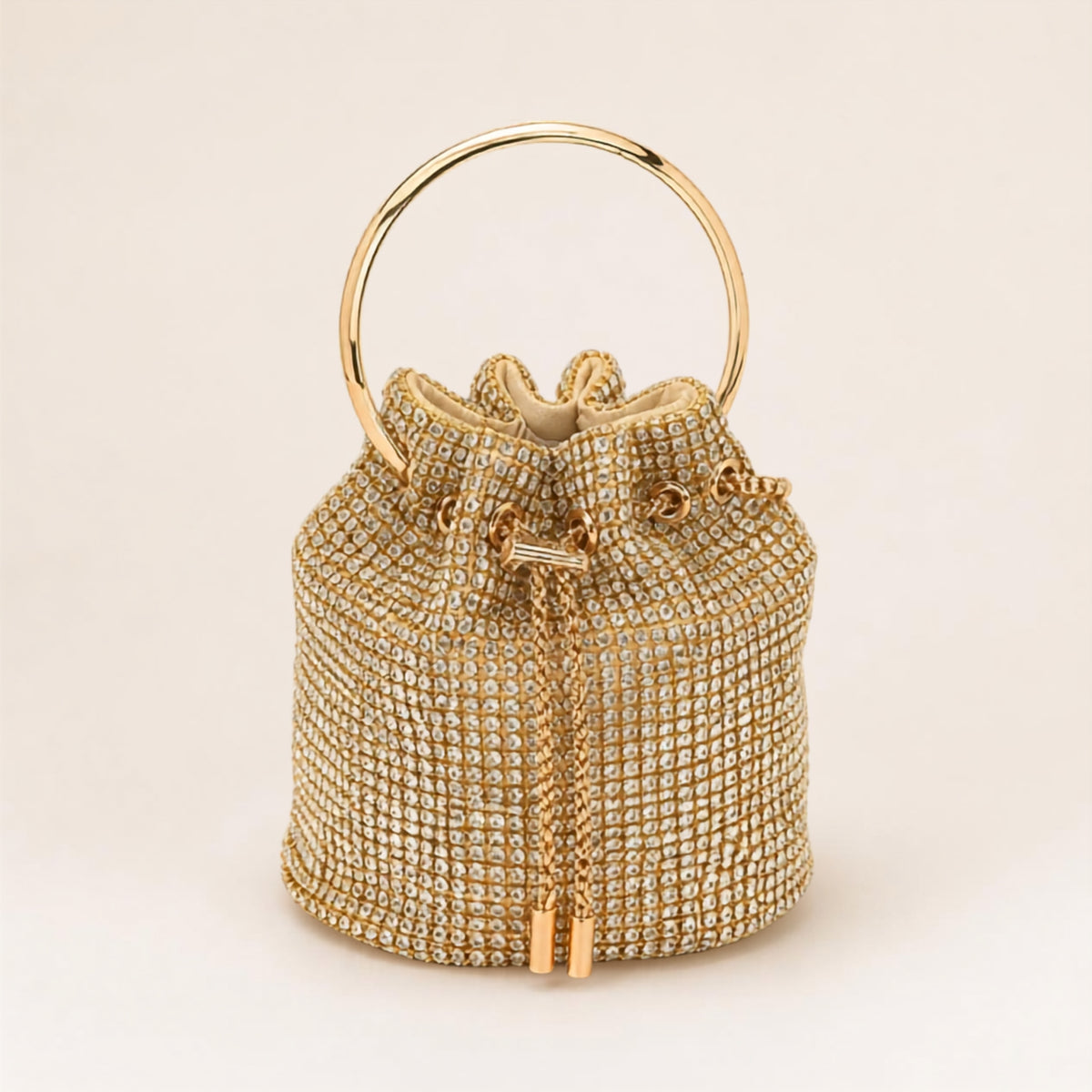 Embellished Golden Clutch